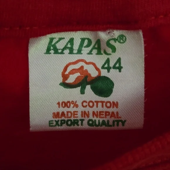 KAPAS Everest Nepal short sleeve T shirt (Made in Nepal) - Picture 4 of 6